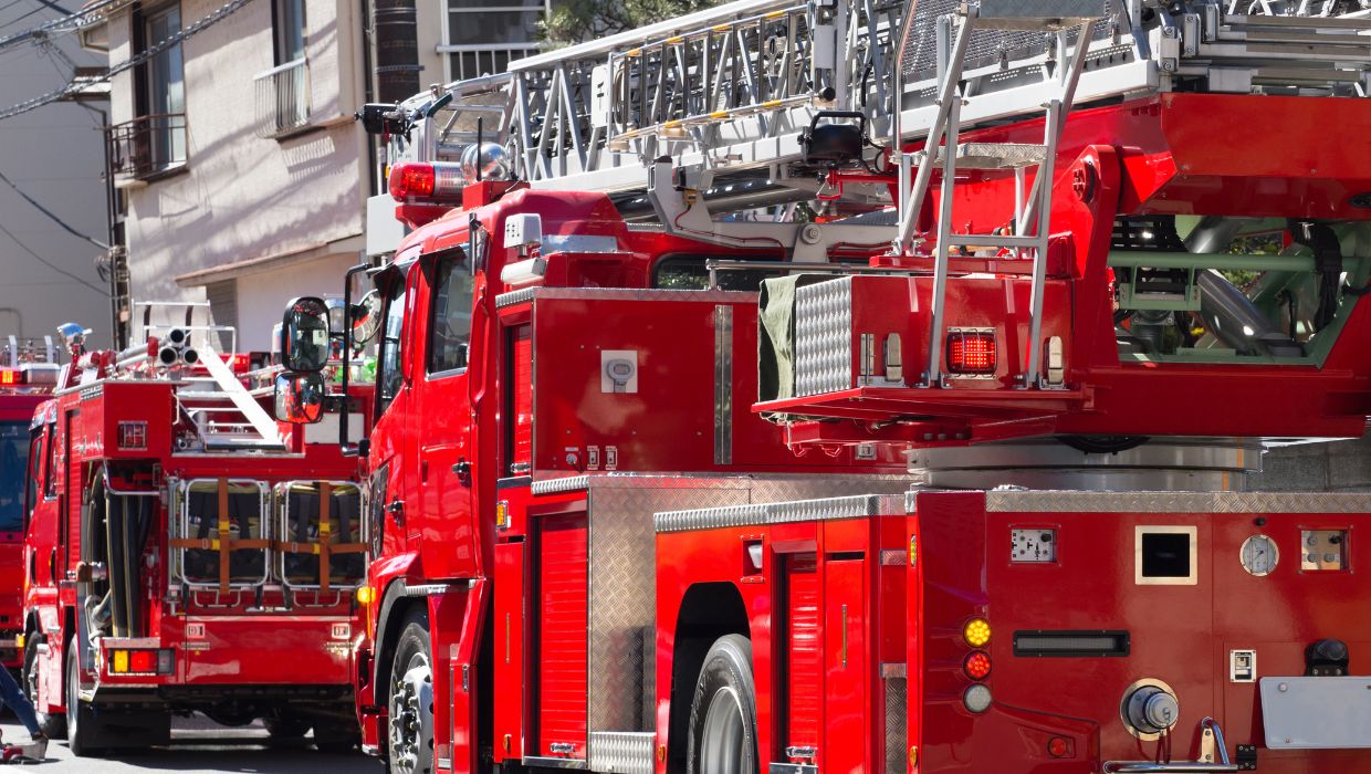 2 Fire Fighting Vehicles