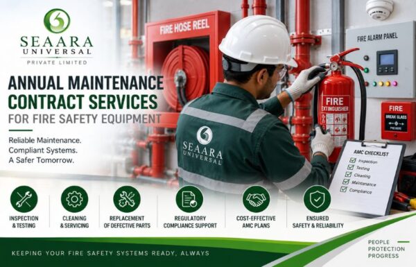 Annual Maintenance Contract services for fire safety equipment