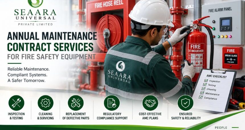 Annual Maintenance Contract services for fire safety equipment