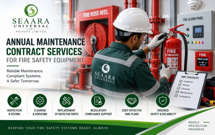 Annual Maintenance Contract services for fire safety equipment