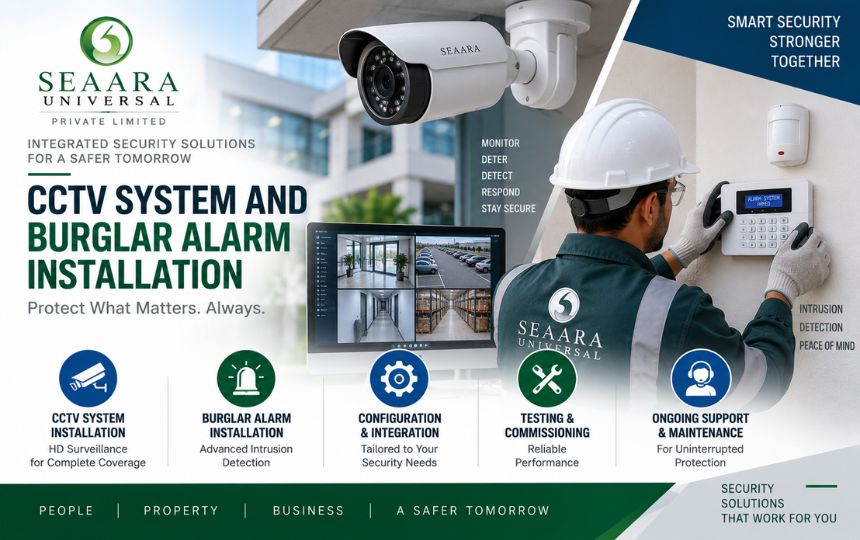 CCTV System and Burglar Alarm Installation CCTV System and Burglar Alarm Installation