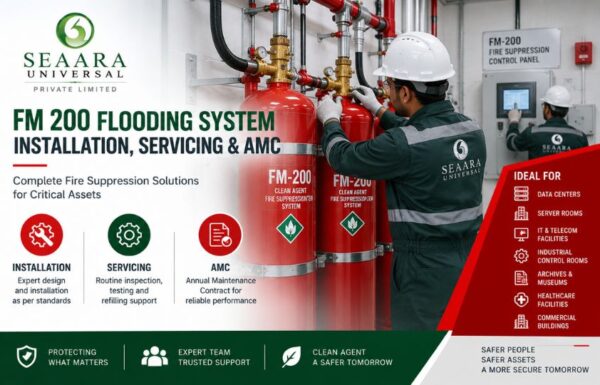FM 200 flooding system installation