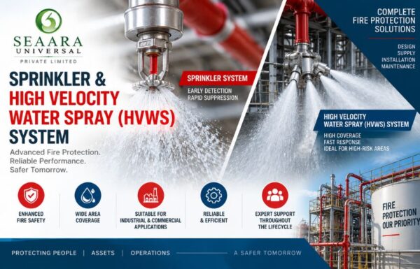 Sprinkler & High Velocity Water Spray System (HVWS) - Seaara