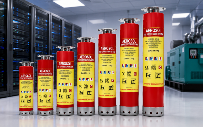 Aerosol Suppression Products for Server Rooms / Data Process Rooms / Generator Rooms