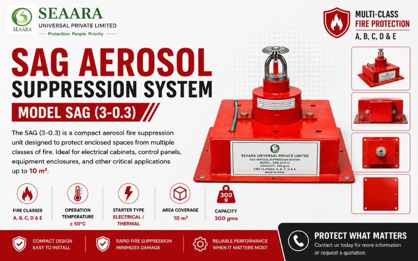 SAG Aerosol Suppression System – Model SAG (3-0.5)