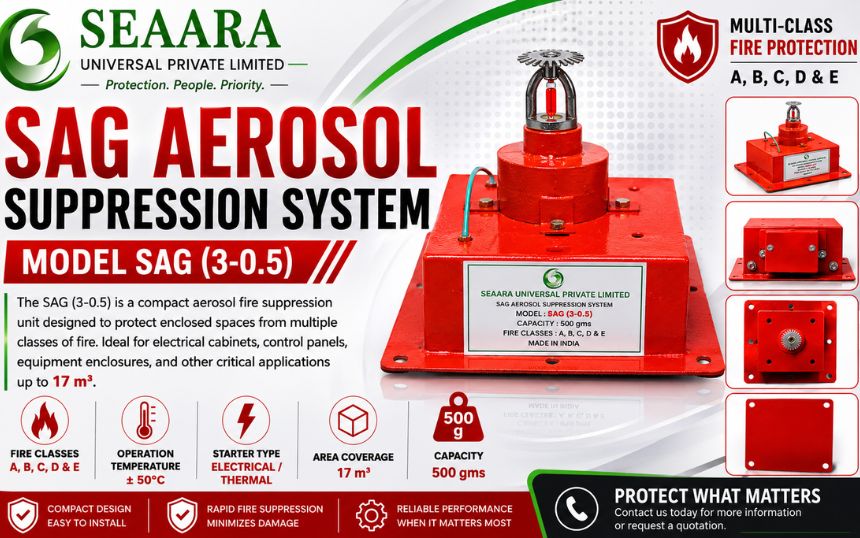 SAG Aerosol Suppression System – Model SAG (3-0.5)