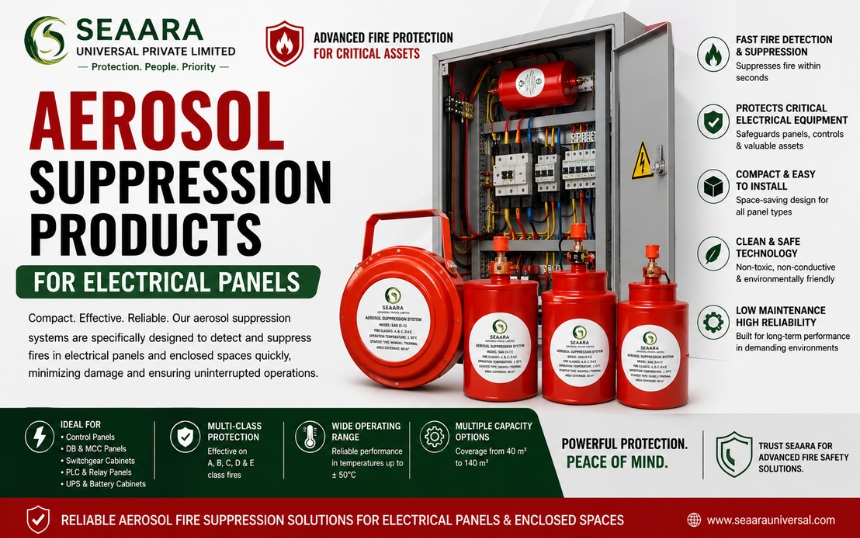 Aerosol Suppression Products for Electrical Panels