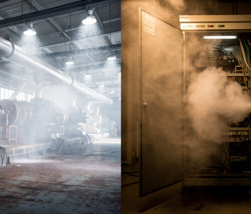 Aerosol vs Water Mist Fire Suppression for Industry Aerosol vs Water Mist Fire Suppression for Industry