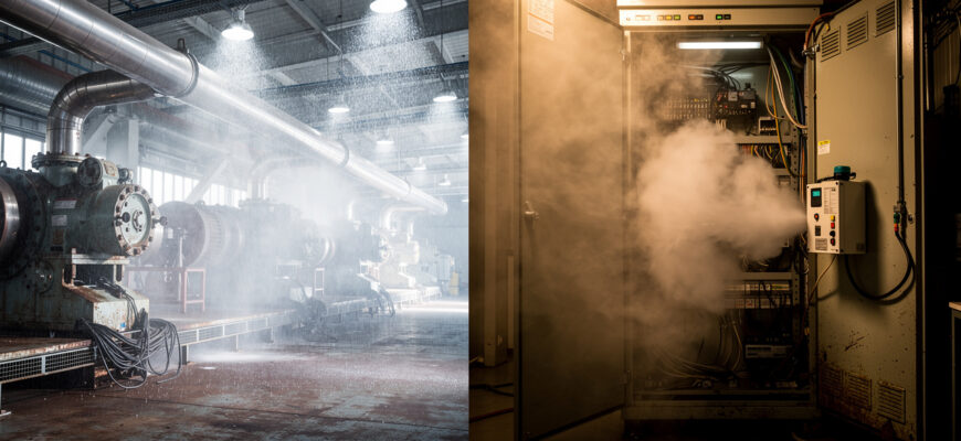 Aerosol vs Water Mist Fire Suppression for Industry